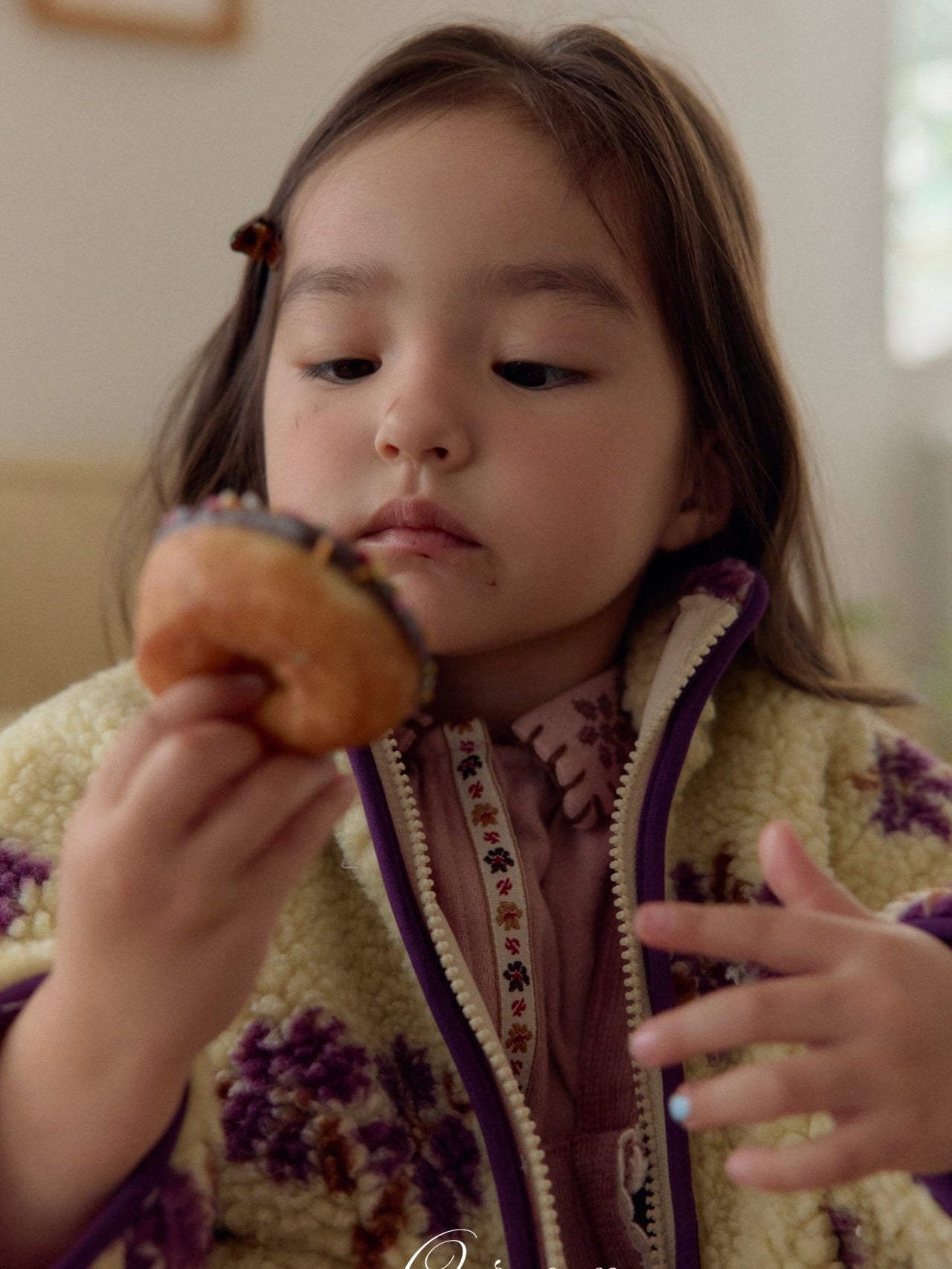 Melo flower boa jumper