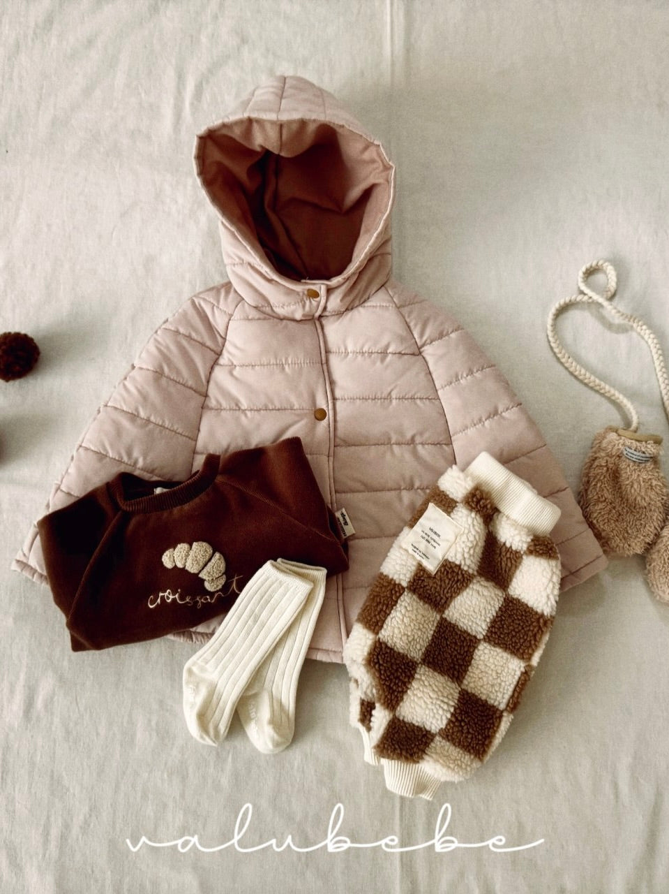 Croissant velor sweatshirt (baby)