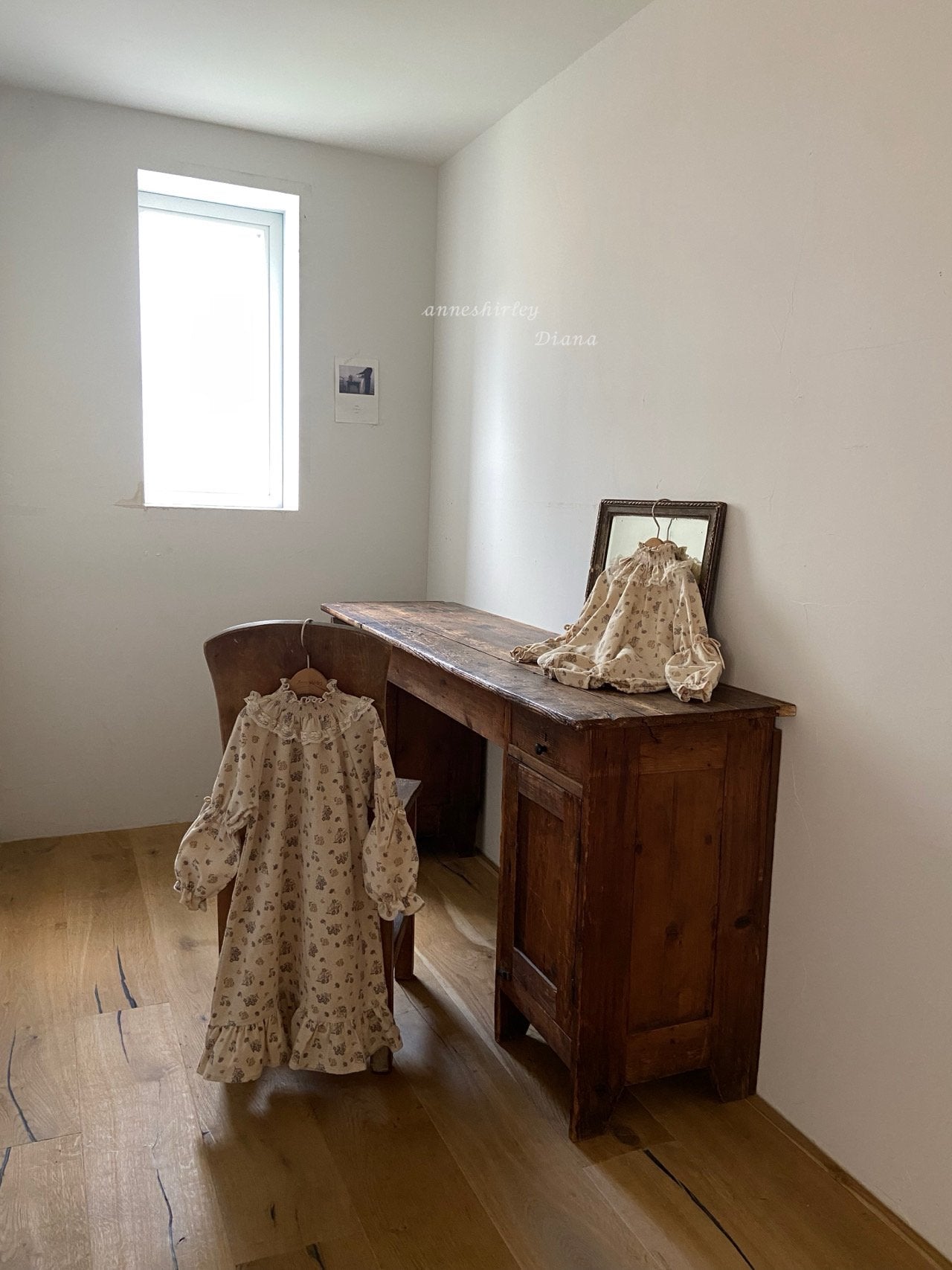 Romance smock one piece