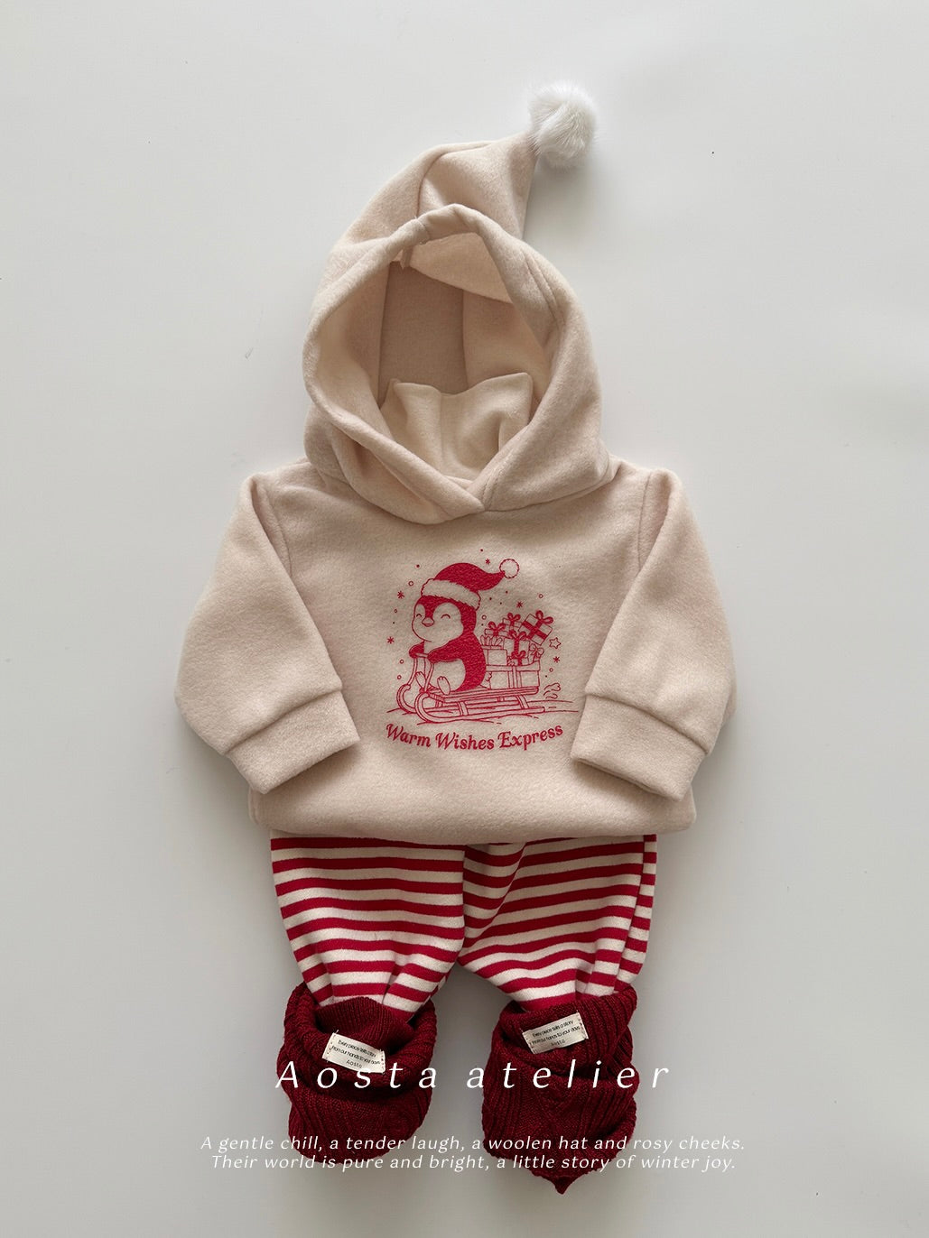 Winter penguin hoodie