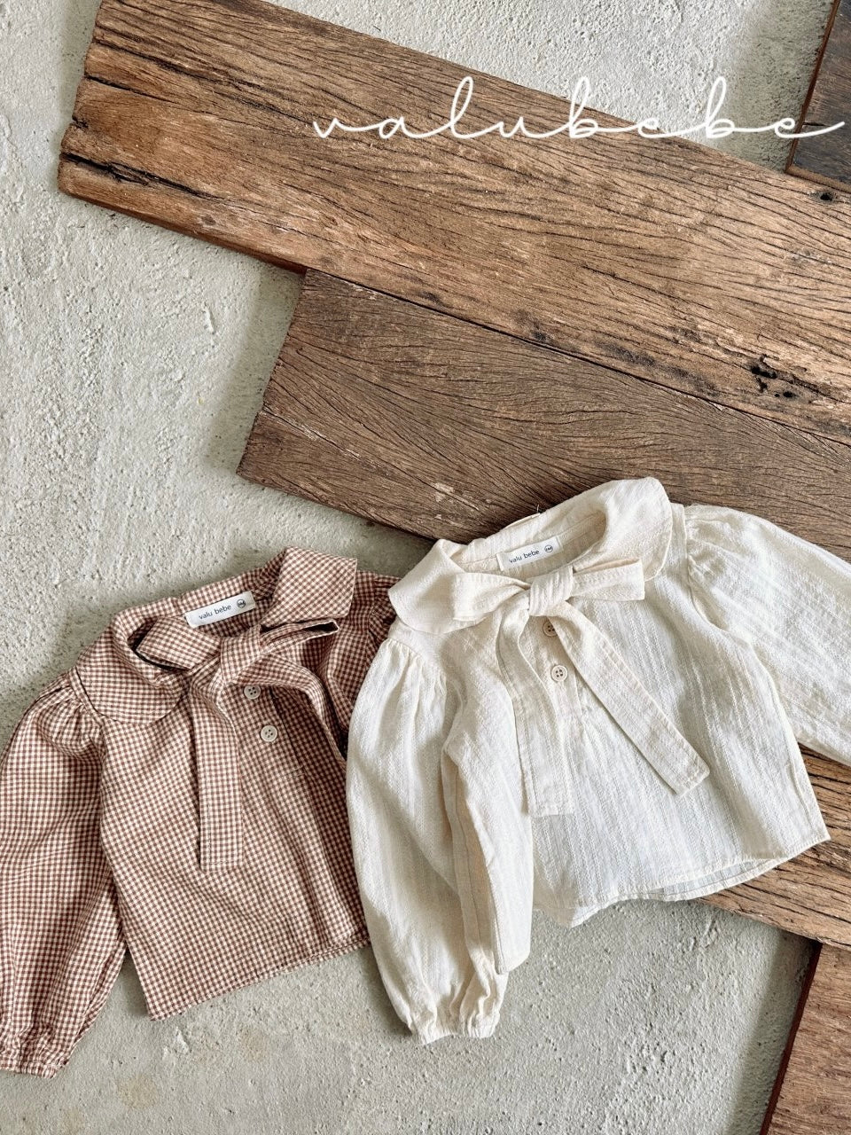 Ribbon collar blouse (baby)