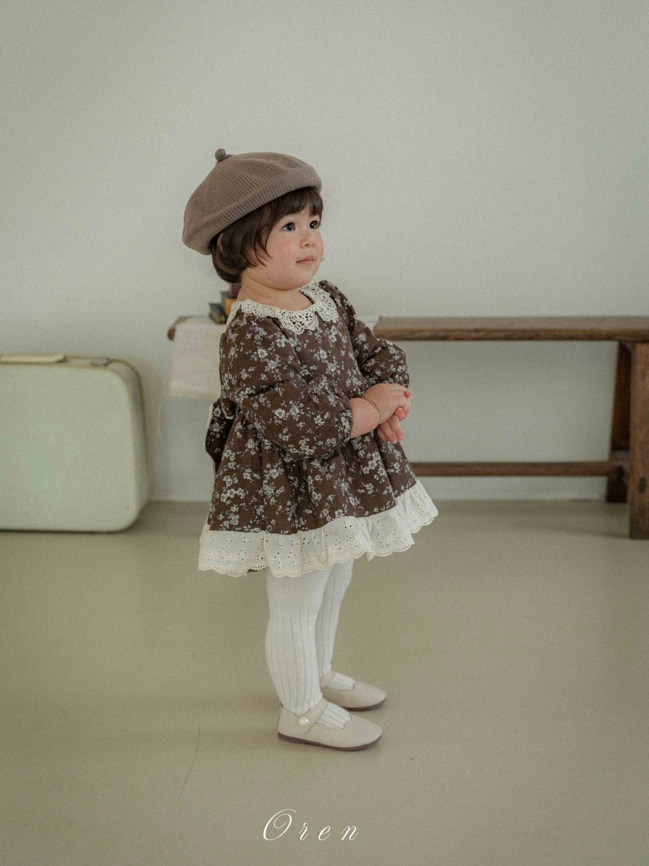 Serena flower padded rompers (baby)