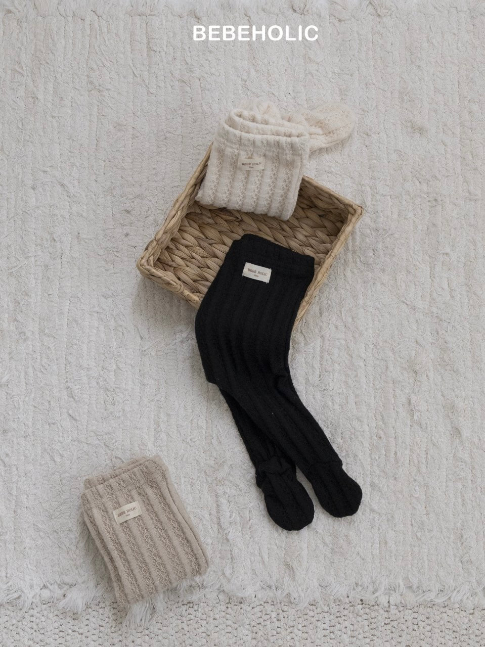 Texture footed leggings