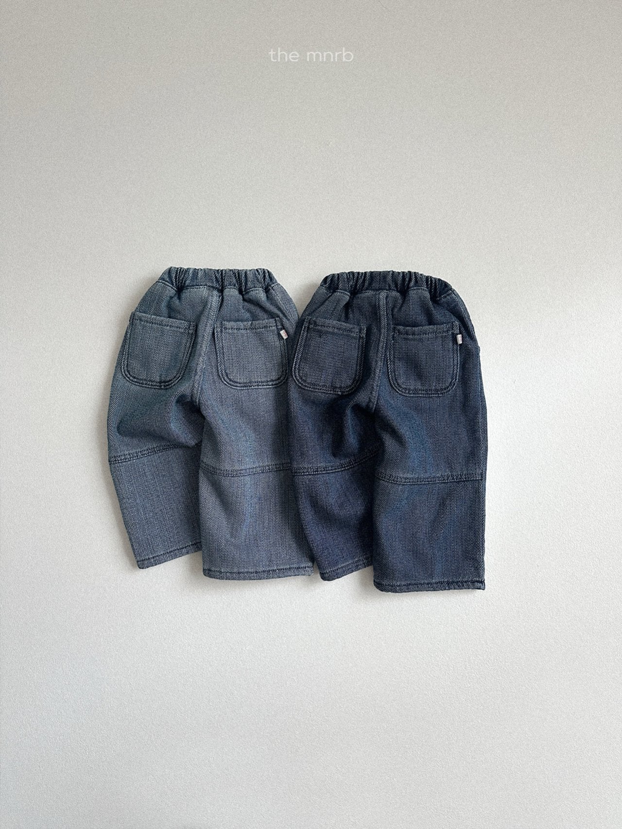 Row denim pants