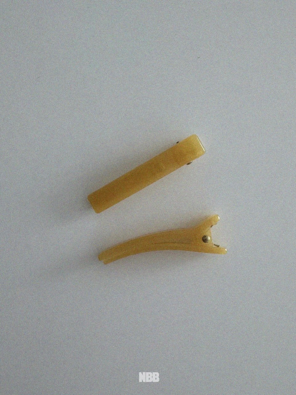 Colored hair clip set (2 pieces)