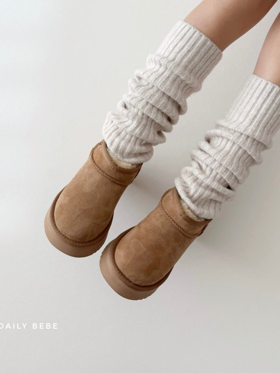 Knit leg warmer