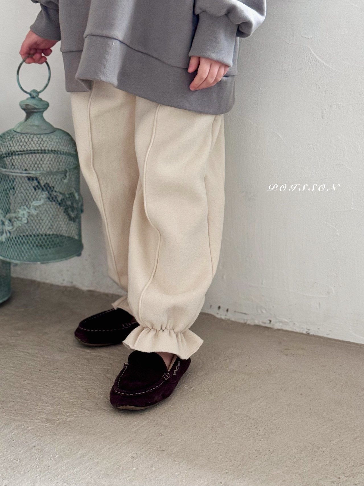 Petit frill jogger pants