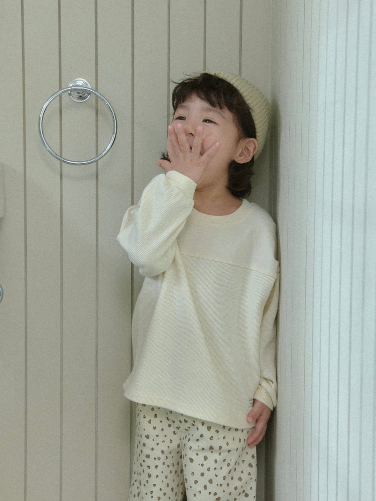 Contrast long sleeve T