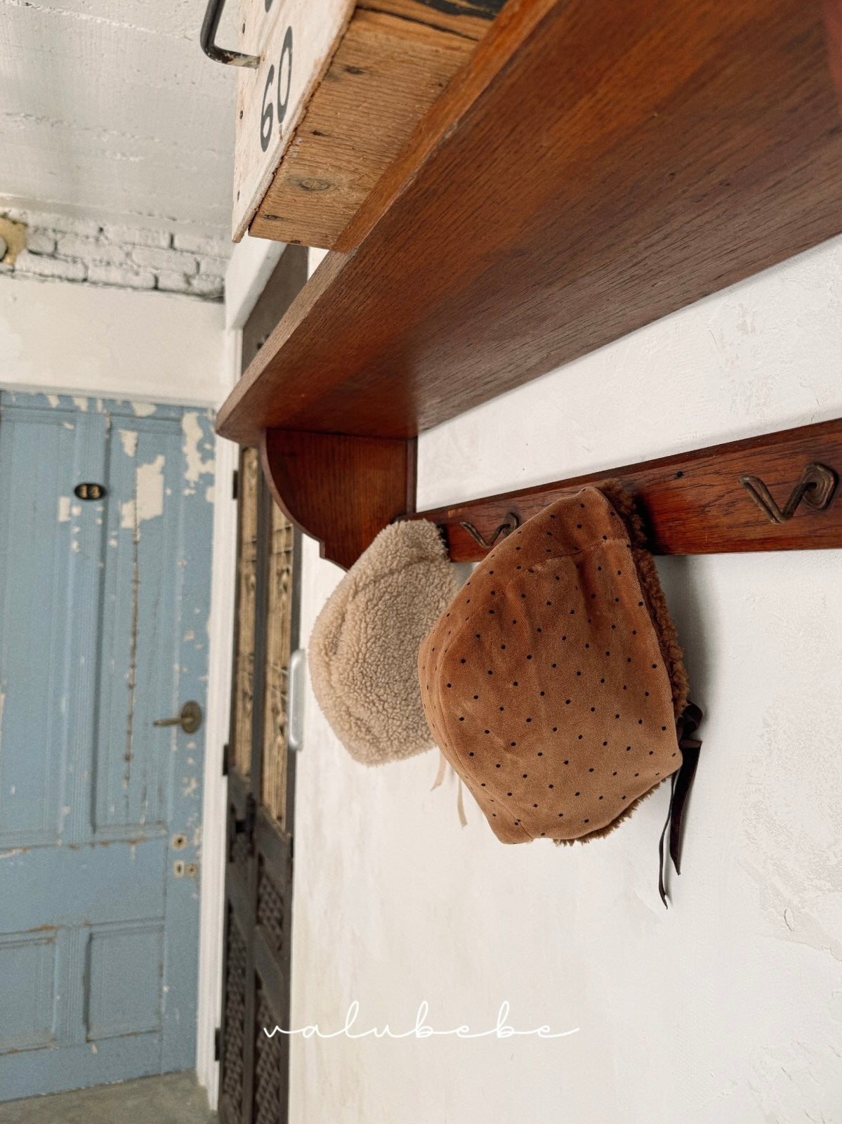 Teddy bear reversible bonnet (baby)