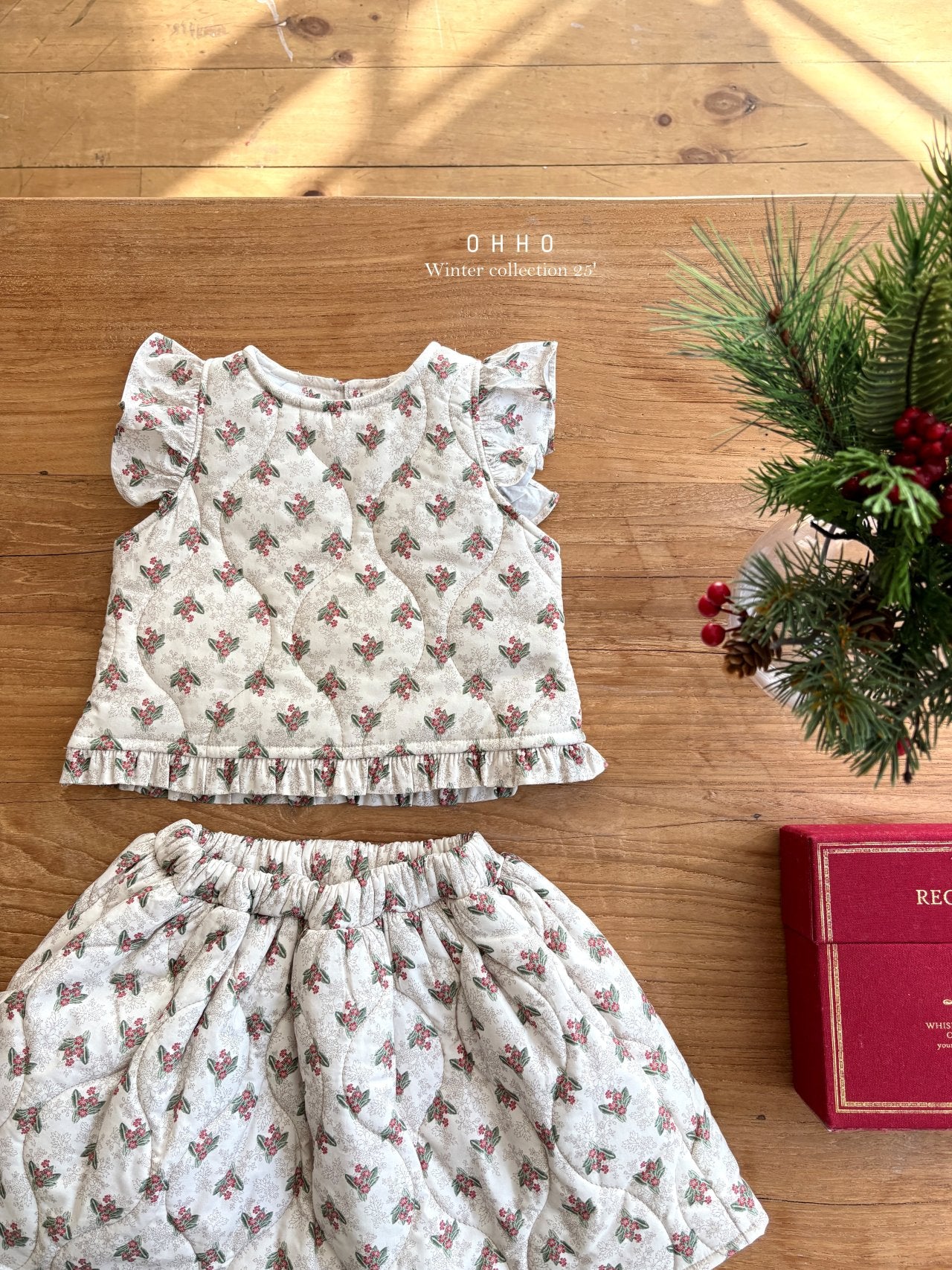 Snowberry quilted skirt