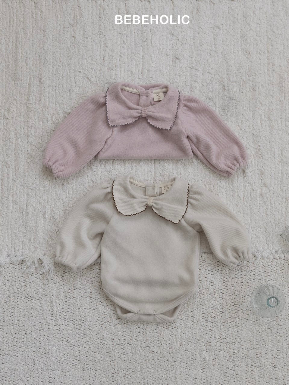 Pauline picot lace rompers