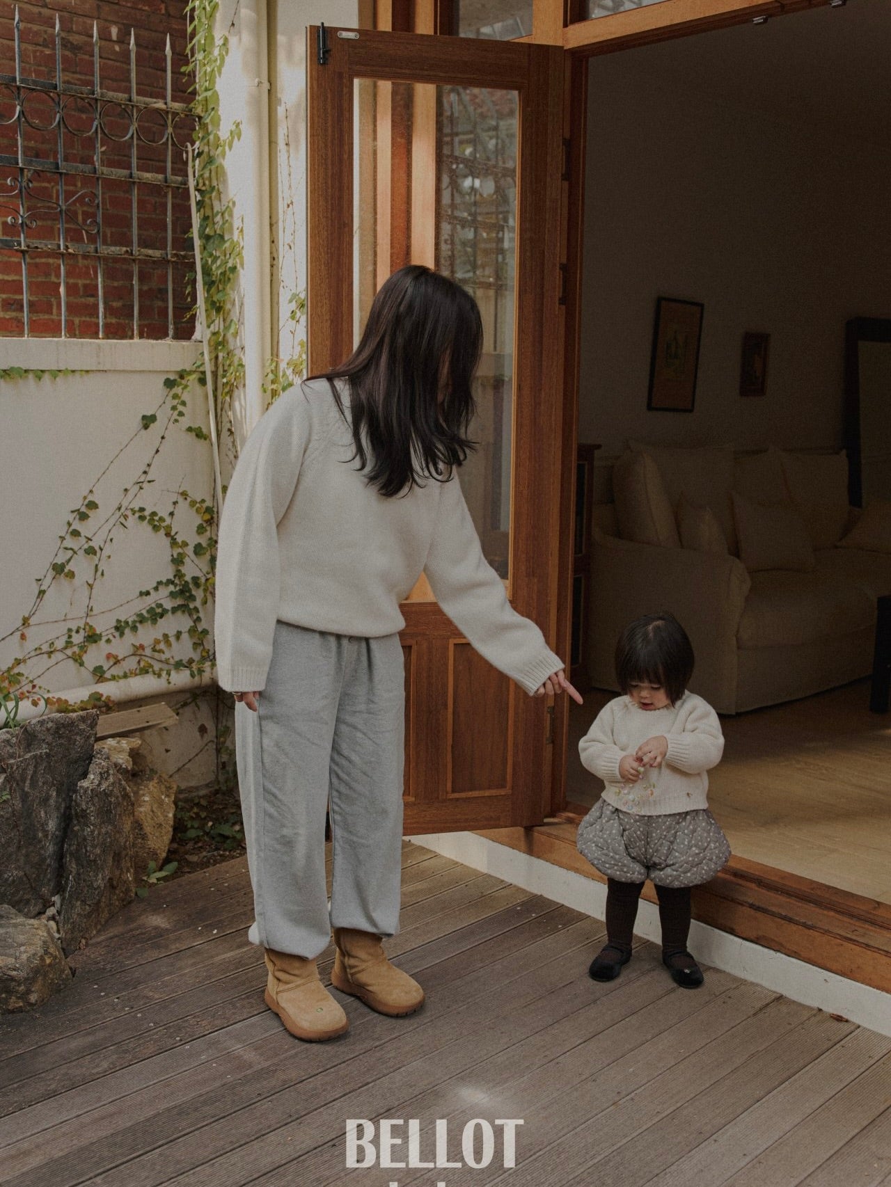 Berry knit (mom size)