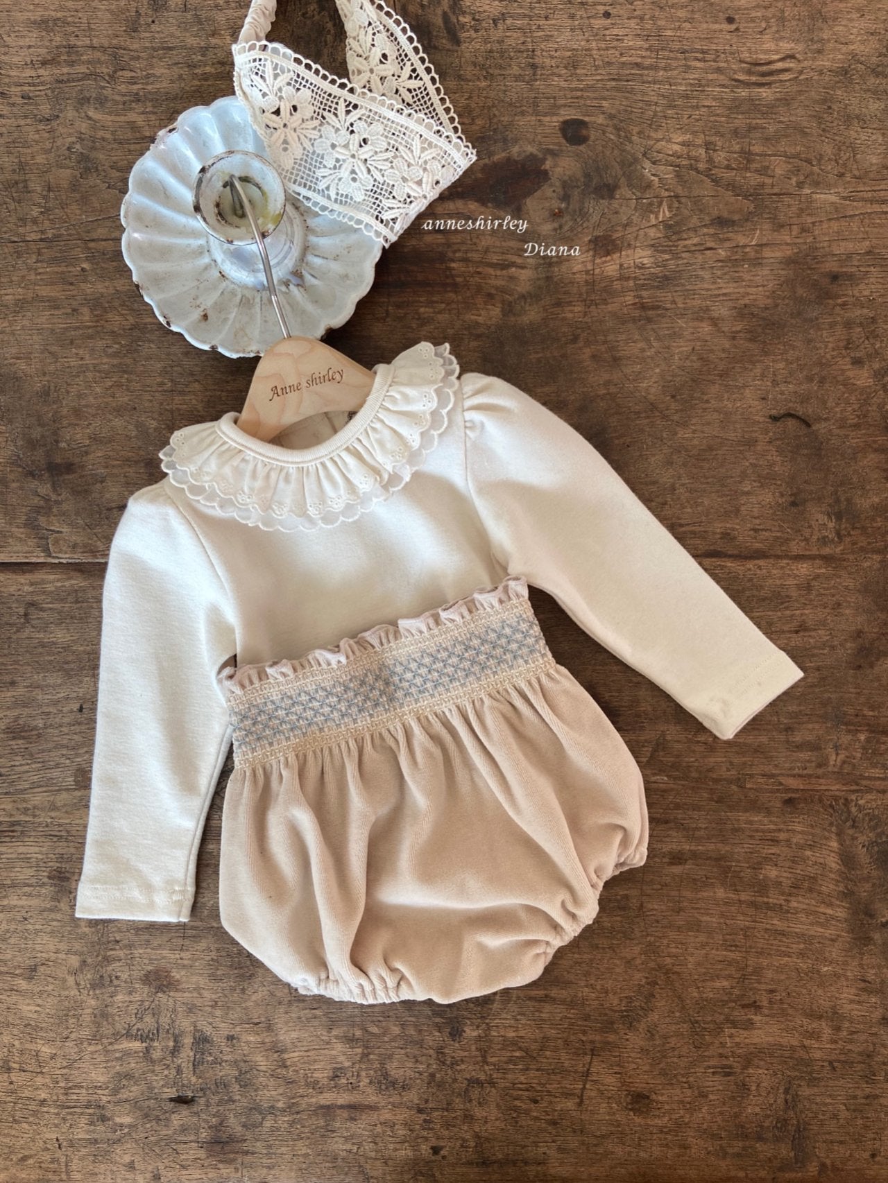 Cotton candy smock bloomer