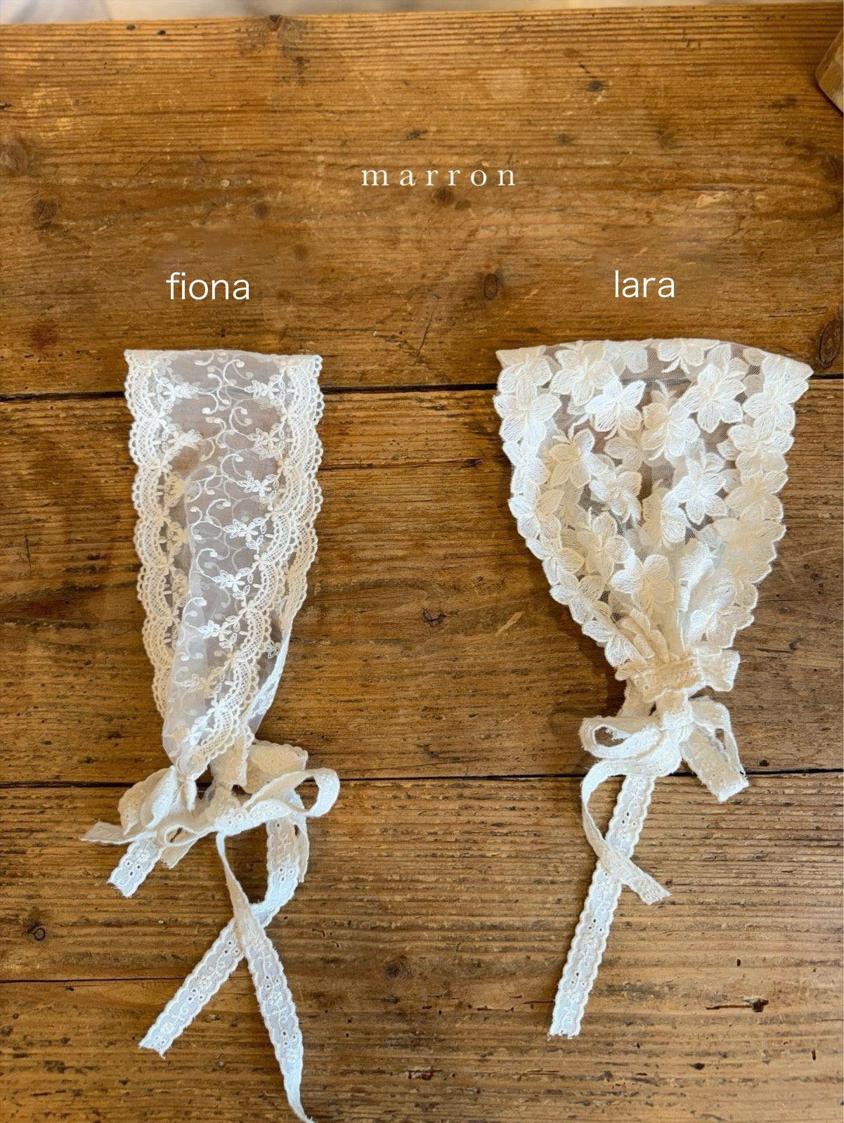 Lace bonnet