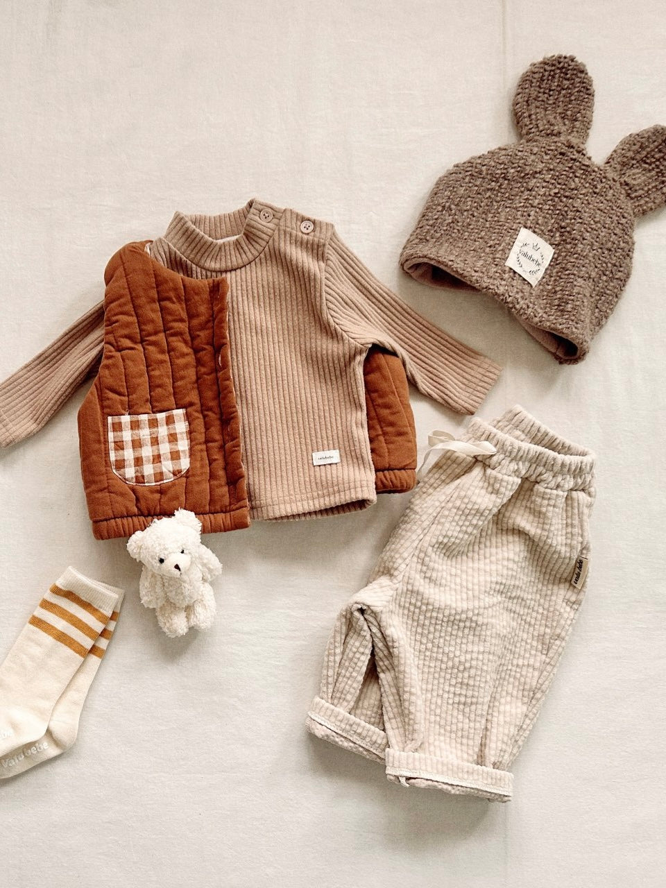 Boucle bear beanie (baby)