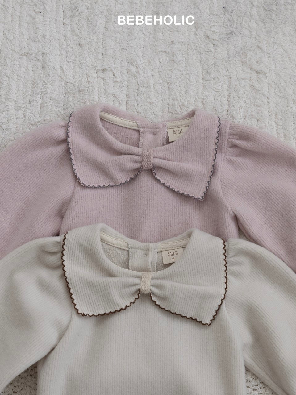 Pauline picot lace rompers