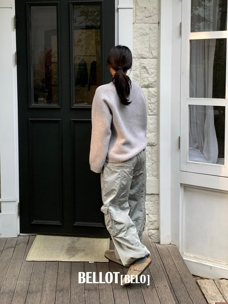 Berry knit (mom size)