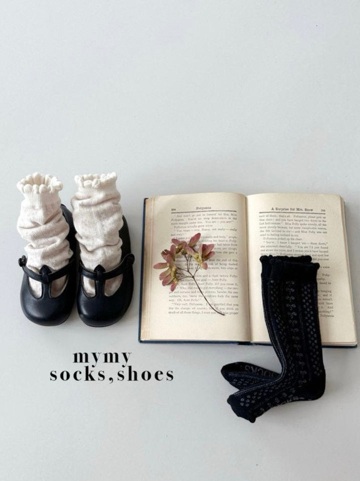 Eyelet socks set