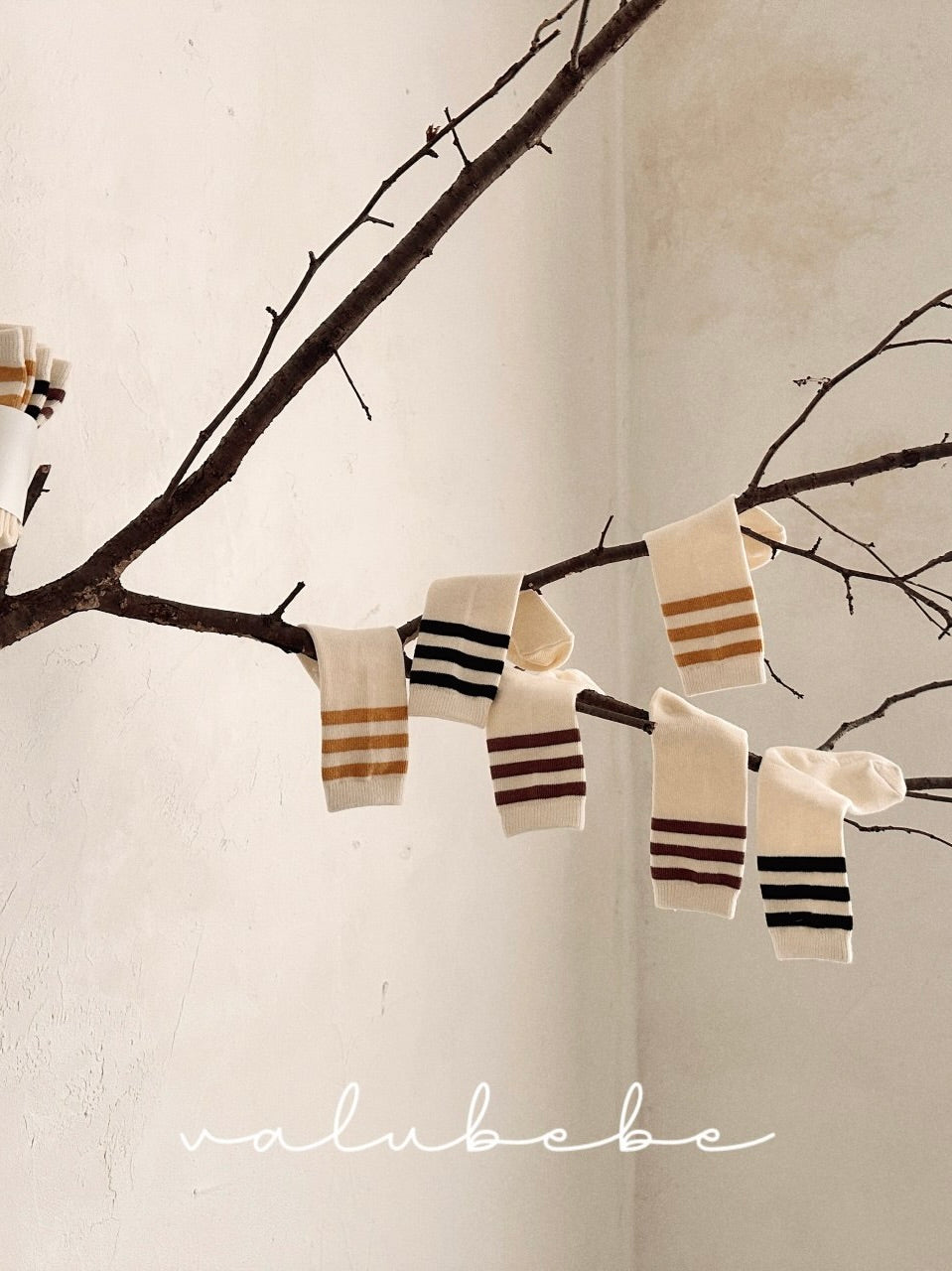 Basic line socks set (baby)