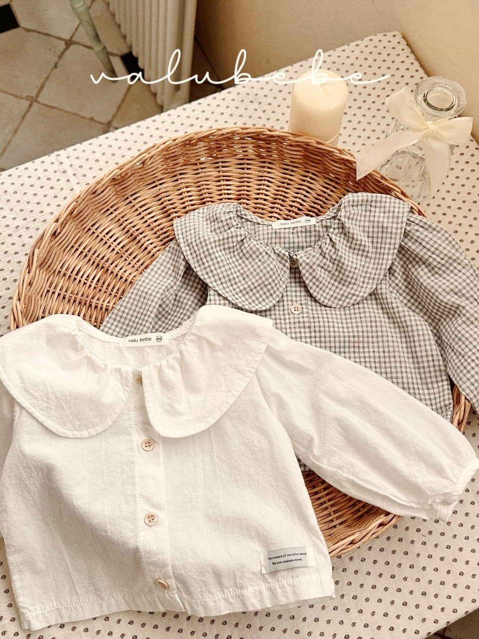 Annie big collar blouse