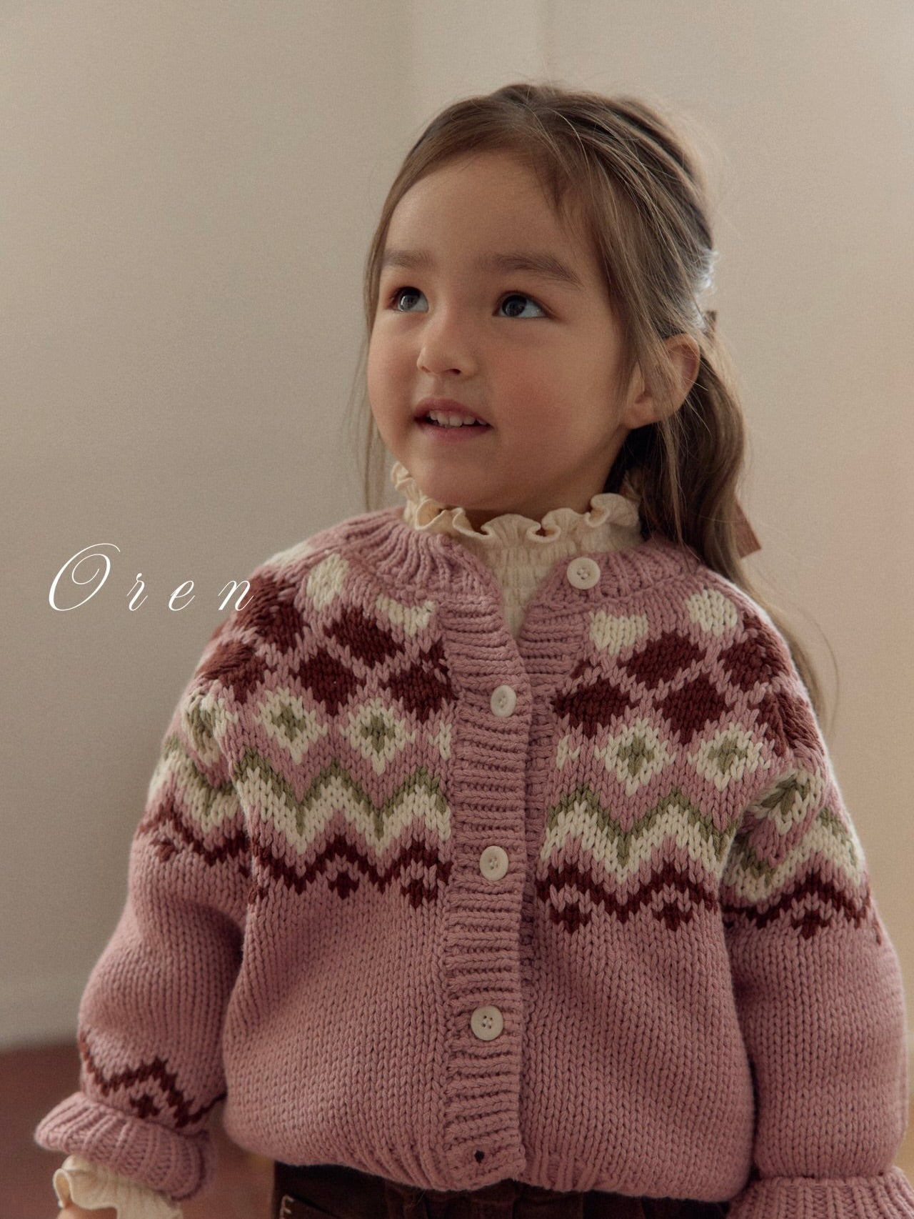 Reversible knit cardigan (2 way)