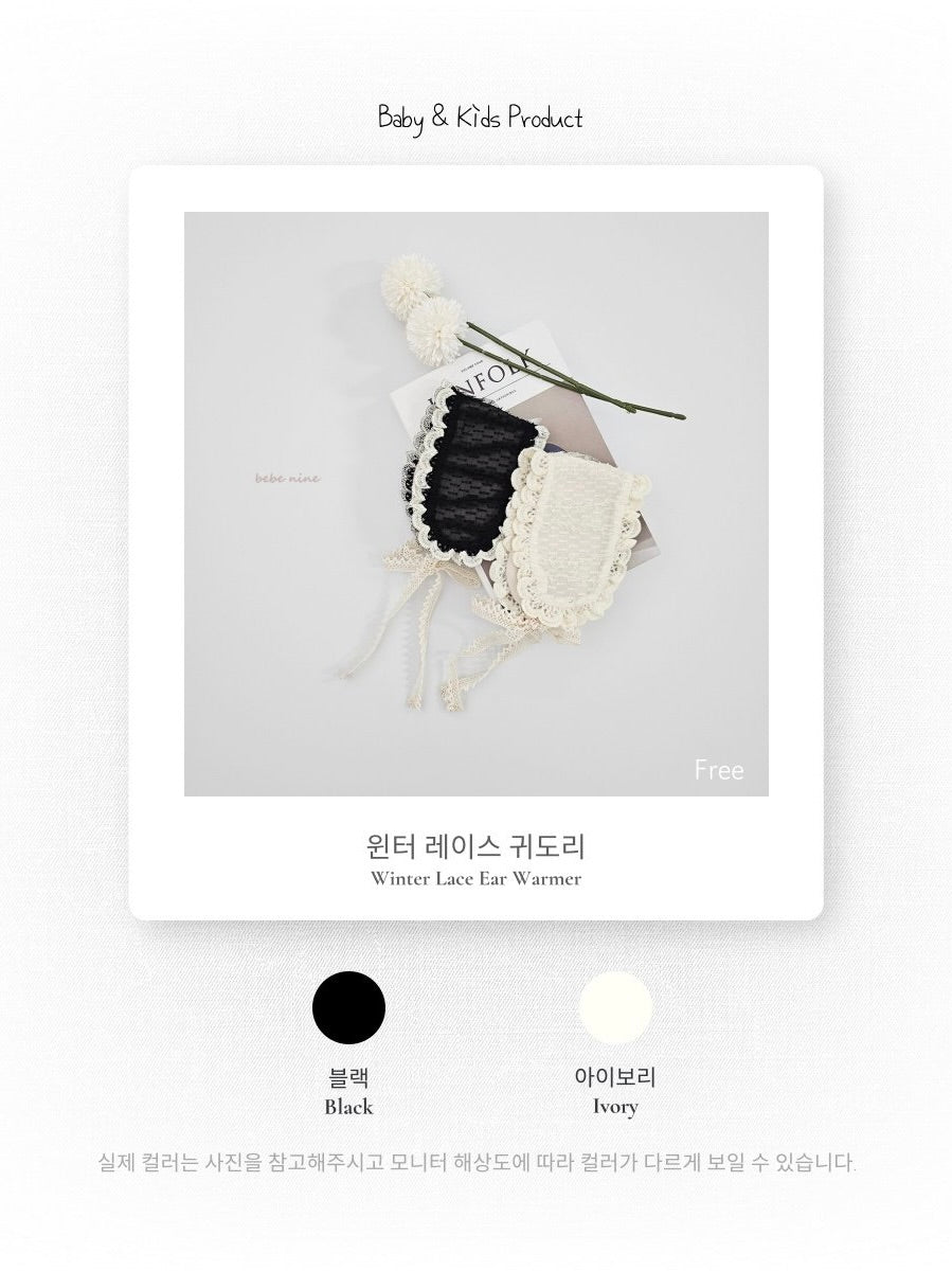 Winter Lace Ear Warmer