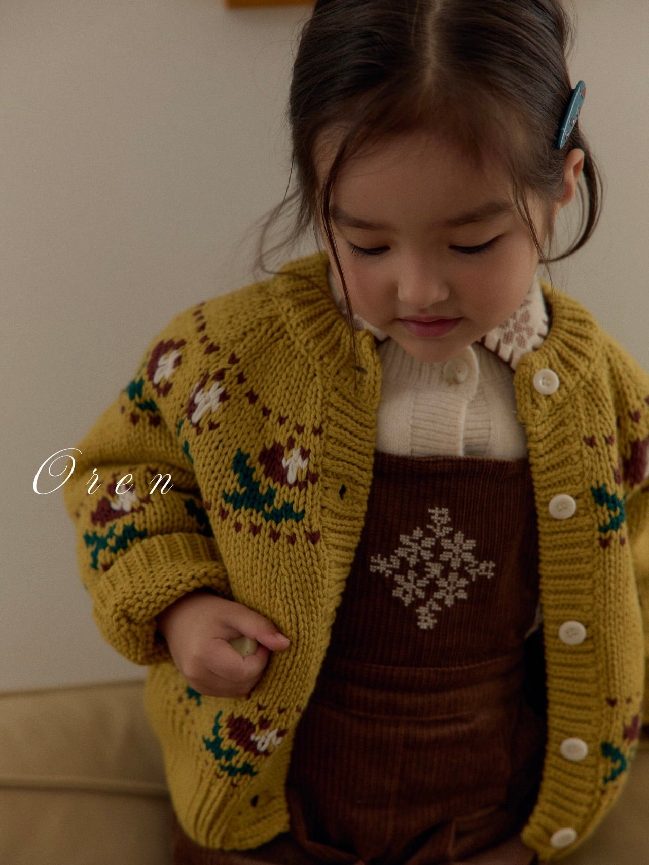 Belotti flower knit cardigan (2 way)