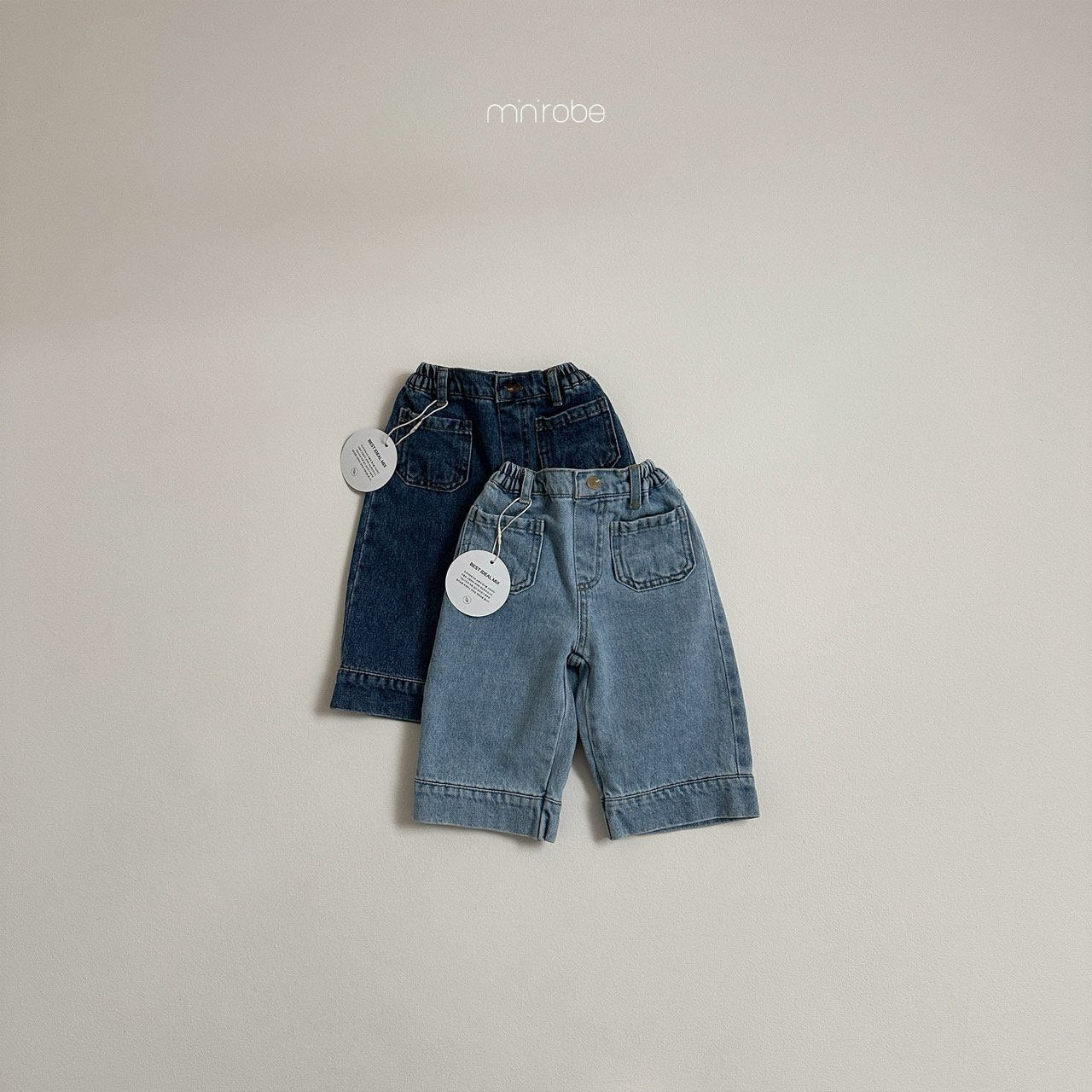 Pocket denim pants
