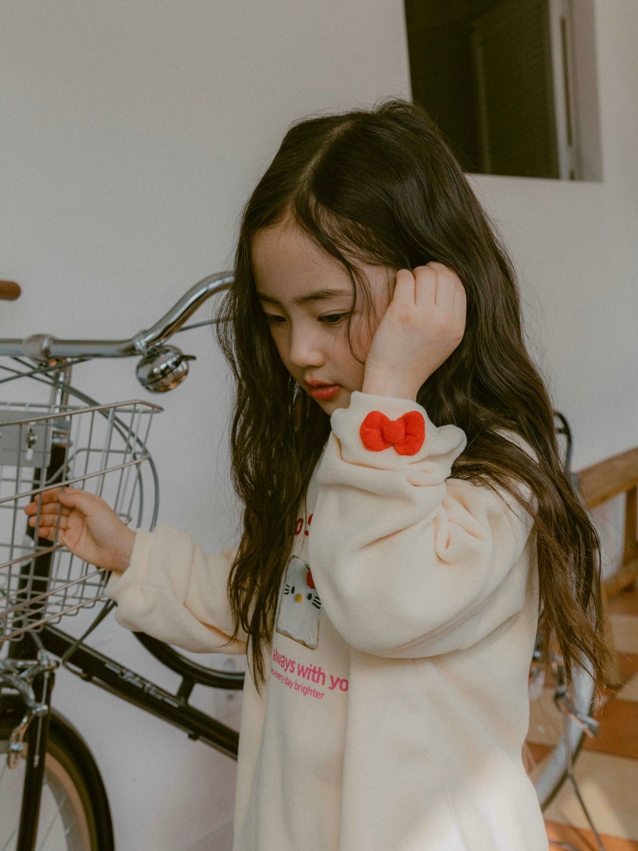 Sweetie ribbon sweatshirt