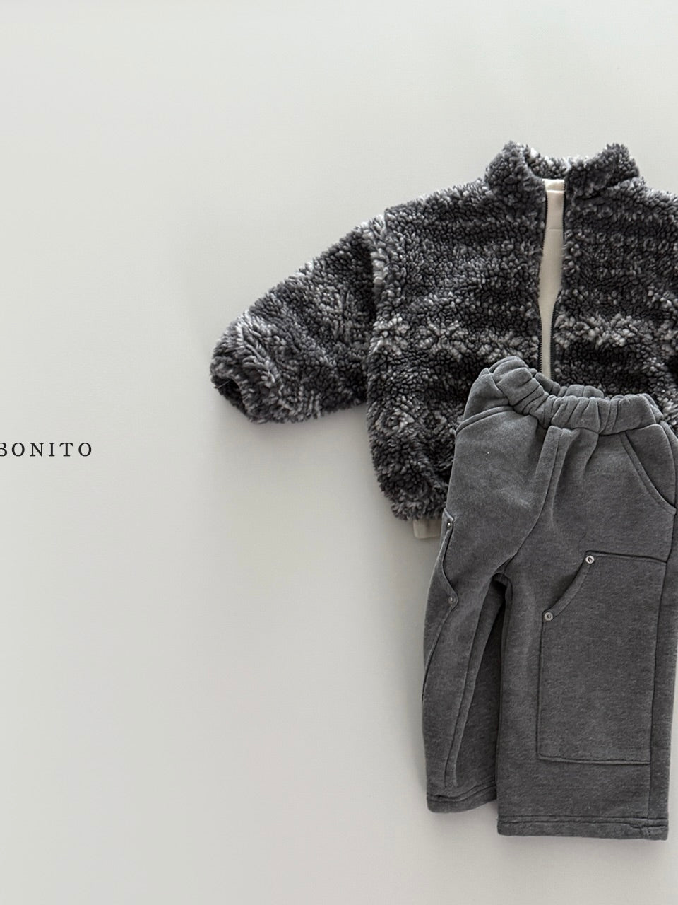 Snowflake zip-up jacket