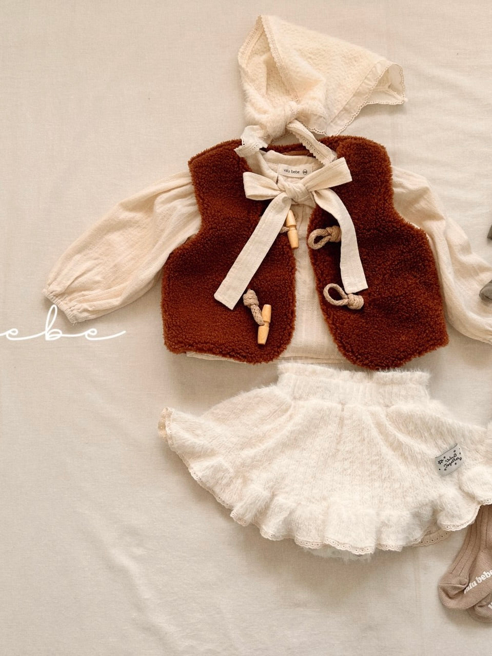 Lace fluffy scarf (baby)