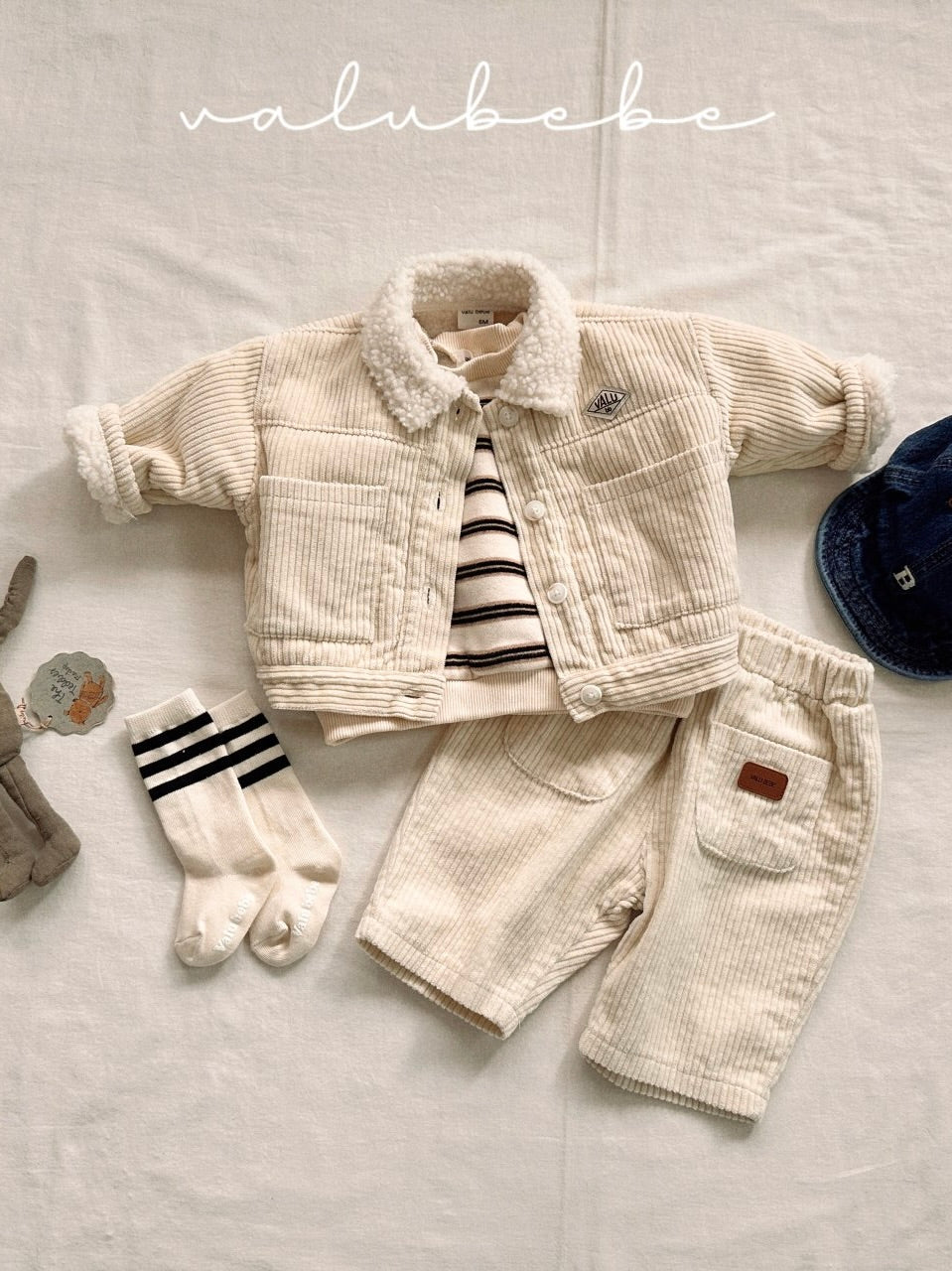 Basic line socks set (baby)