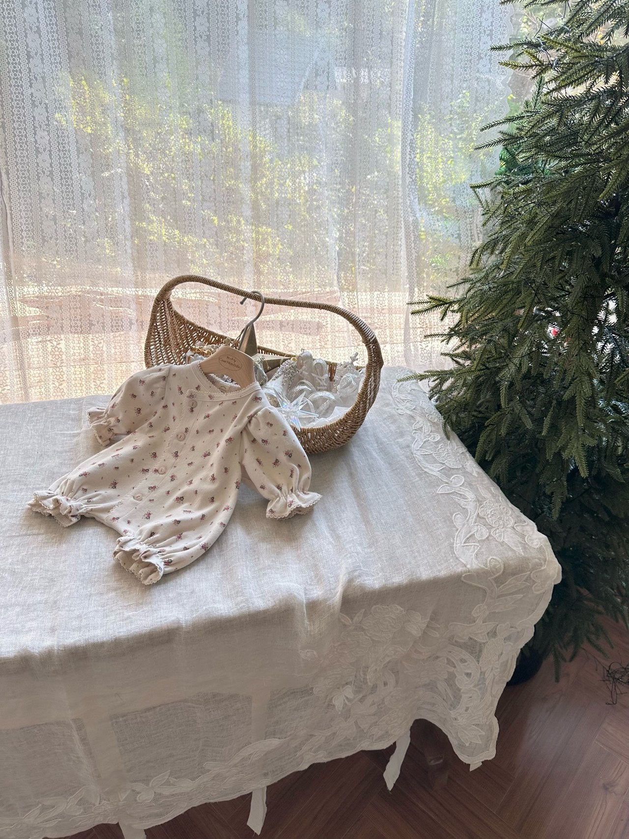 Floral glory rompers