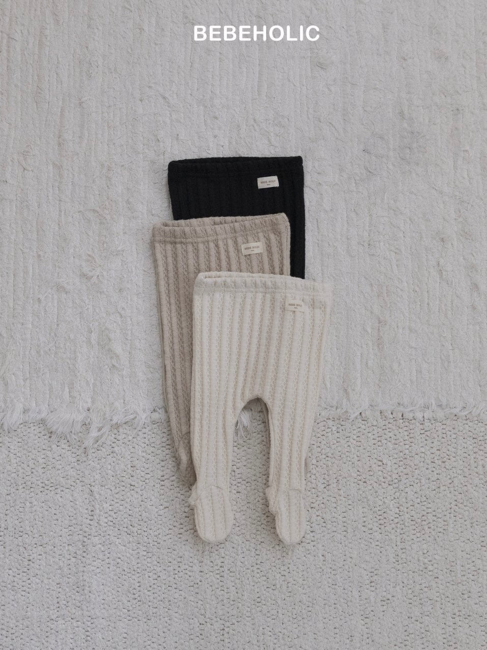 Texture footed leggings