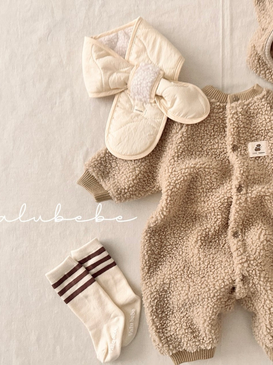 Warm quilted scarf (baby)