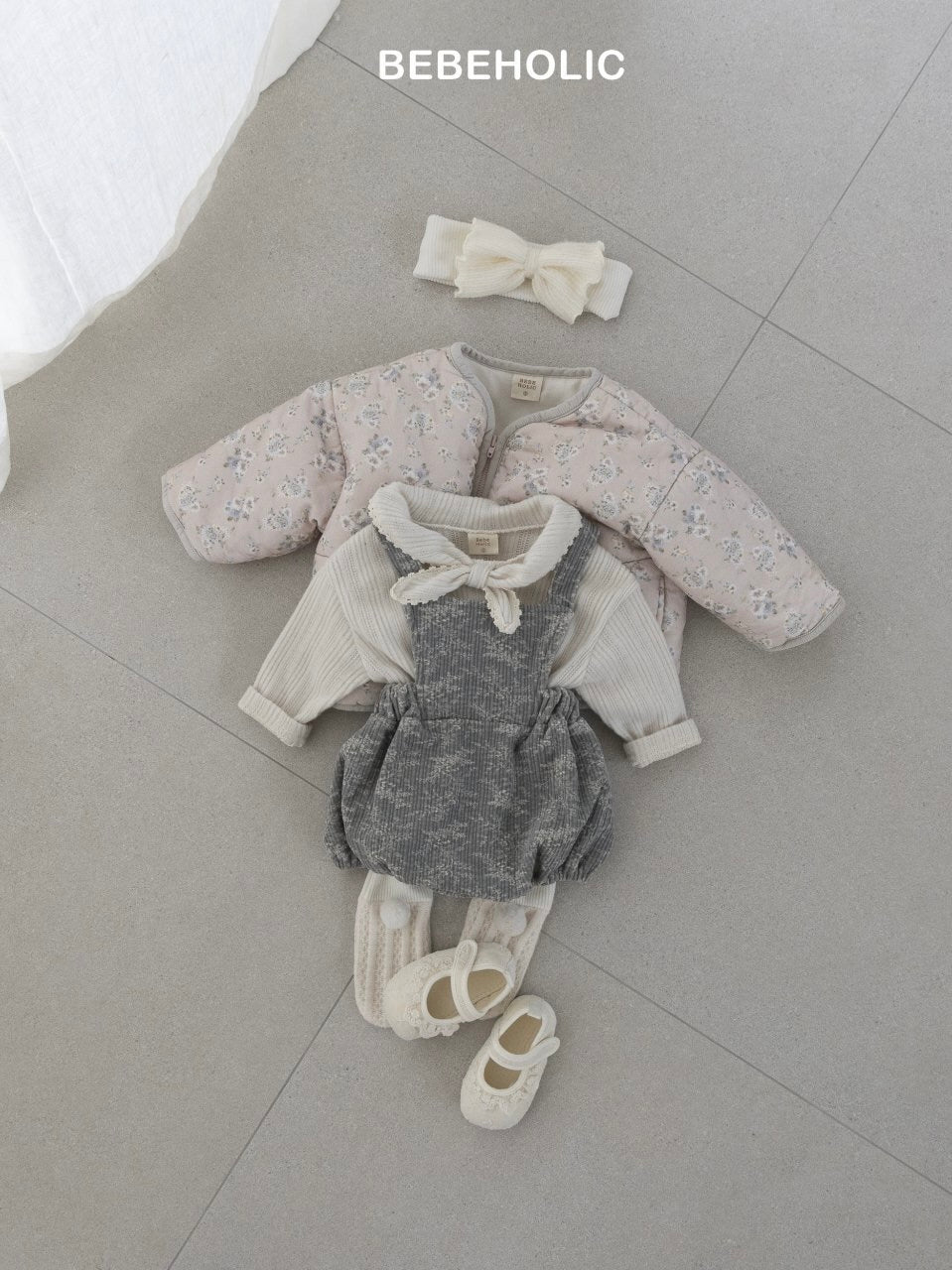 Caramel suspender rompers