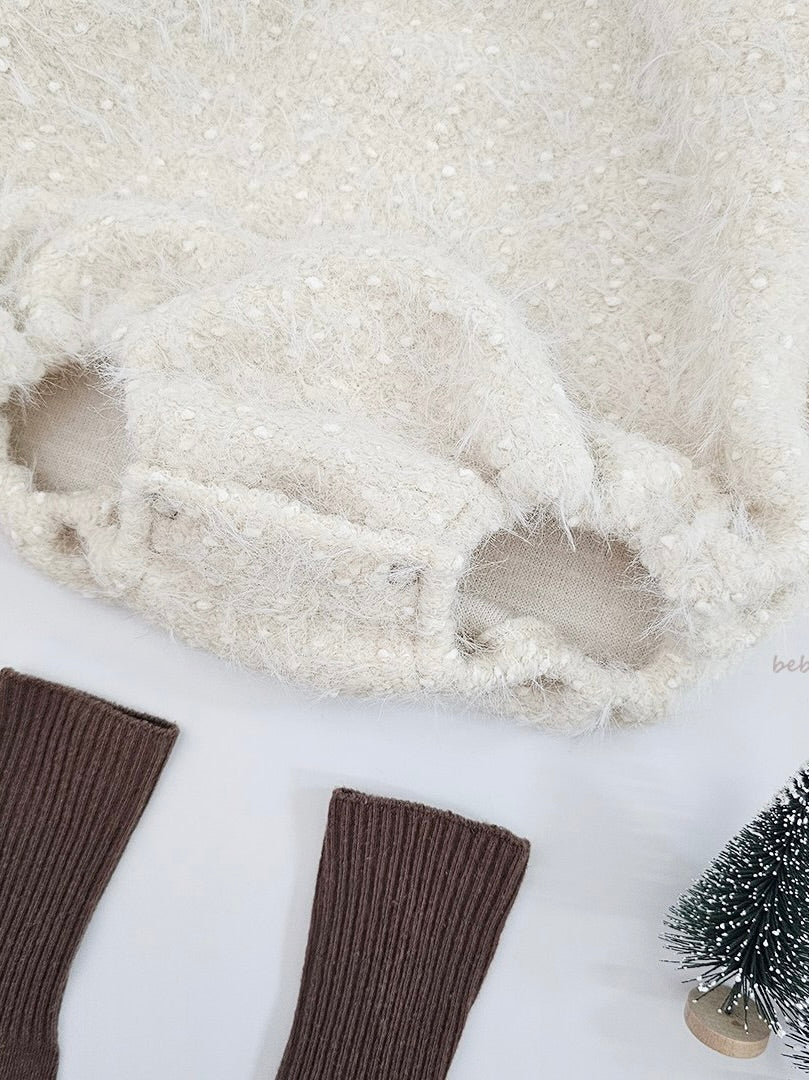 Fluffy Snowflake Rompers