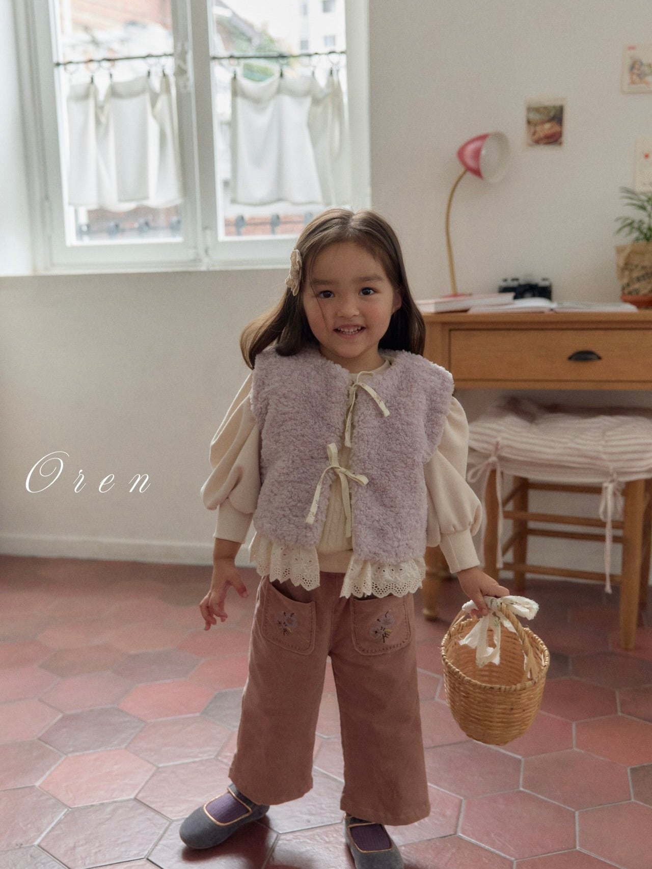 Clement embroidery pants