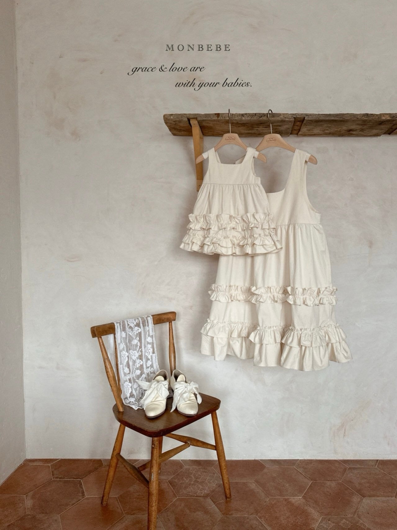 ワンピース Ruffle frill chiffon docking onepiece Mono frill one piece (adult)