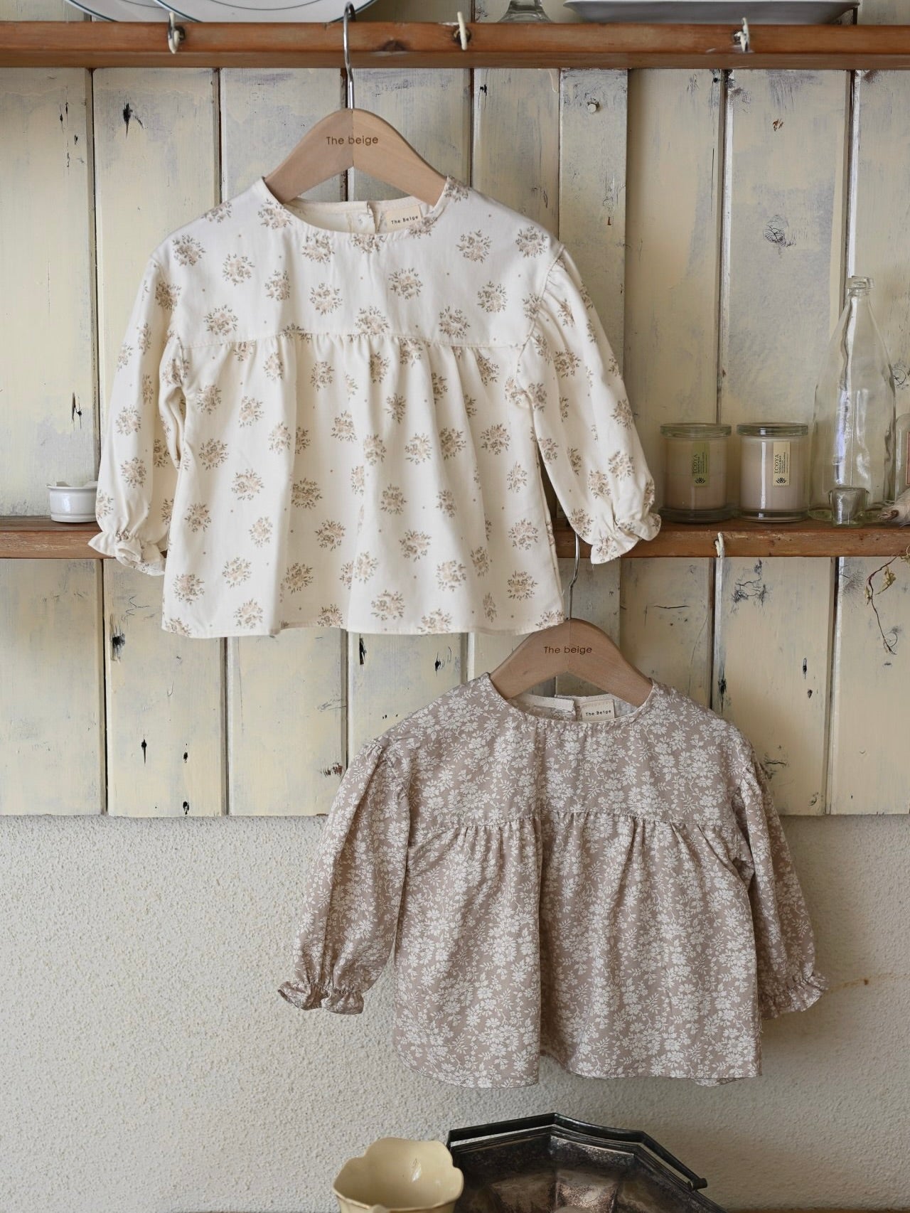 Flower cotton blouse