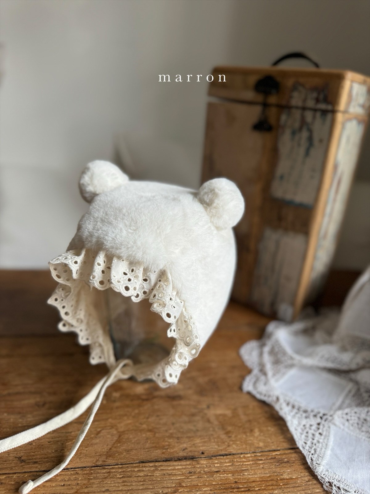 Teddy bear bonnet