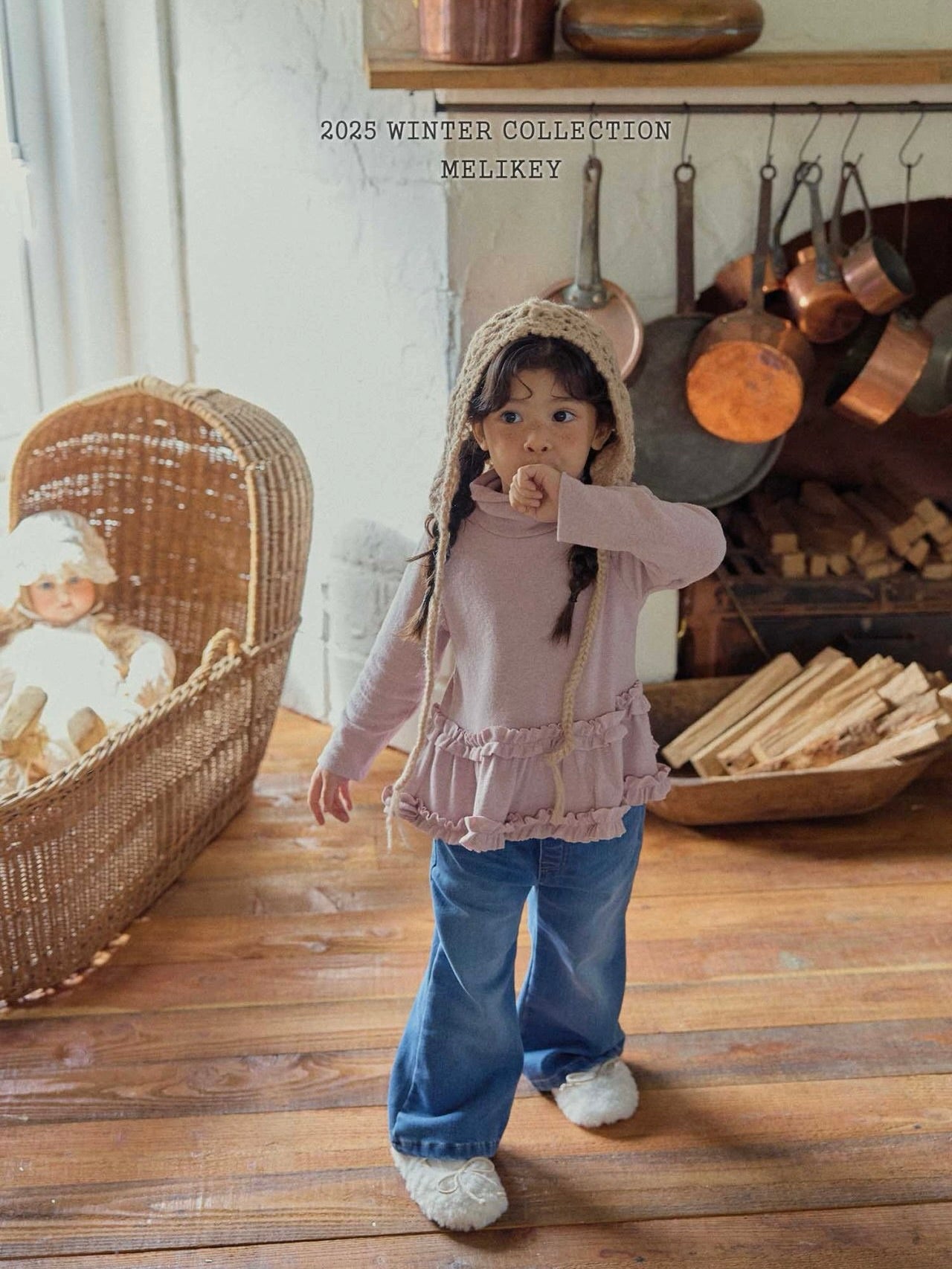 Tutu frill turtle neck T