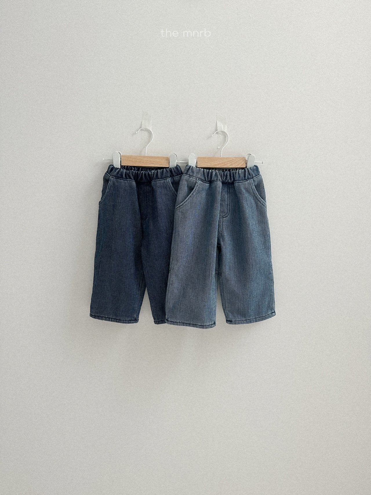 Row denim pants