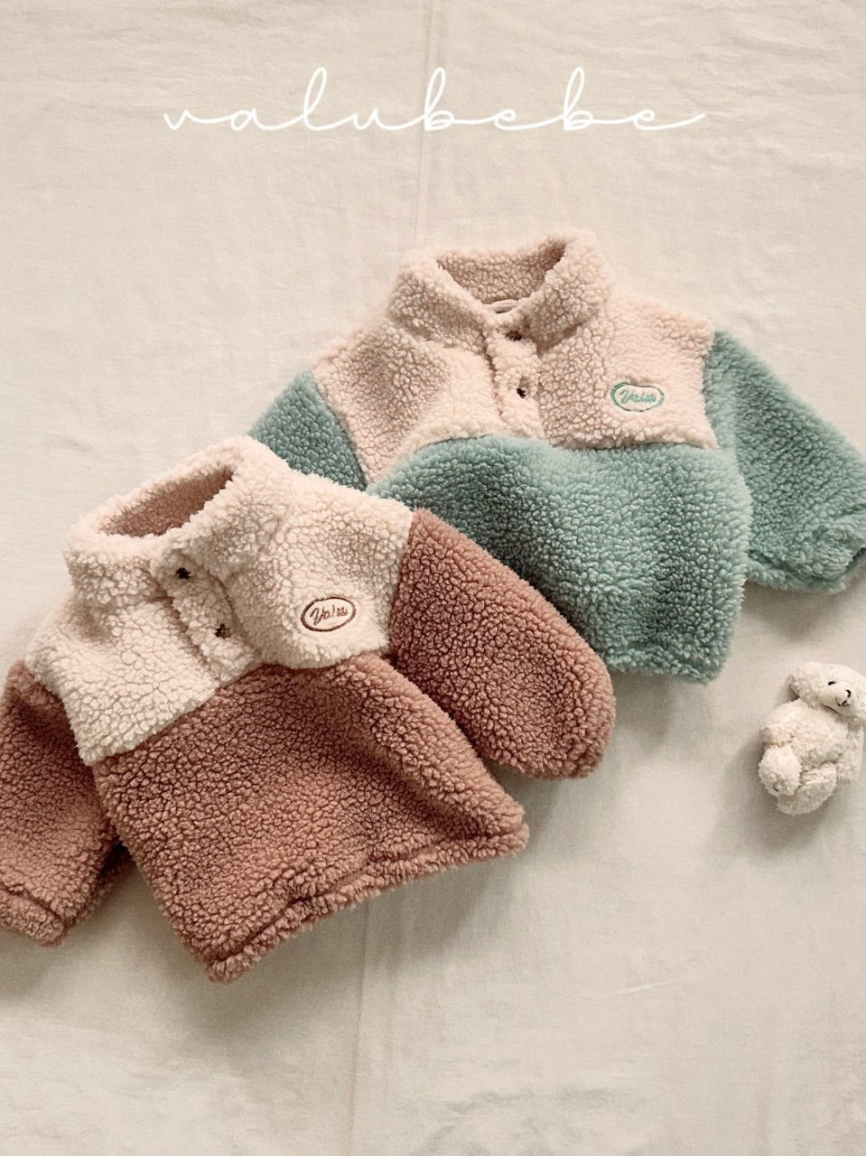 Fluffy button jumper (baby&amp;kids)