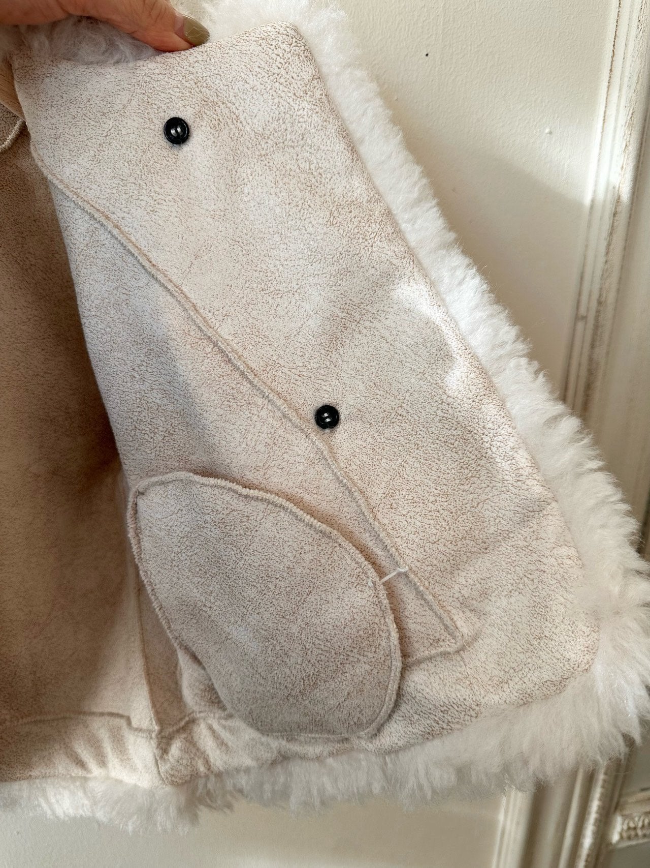Winter shearling jacket