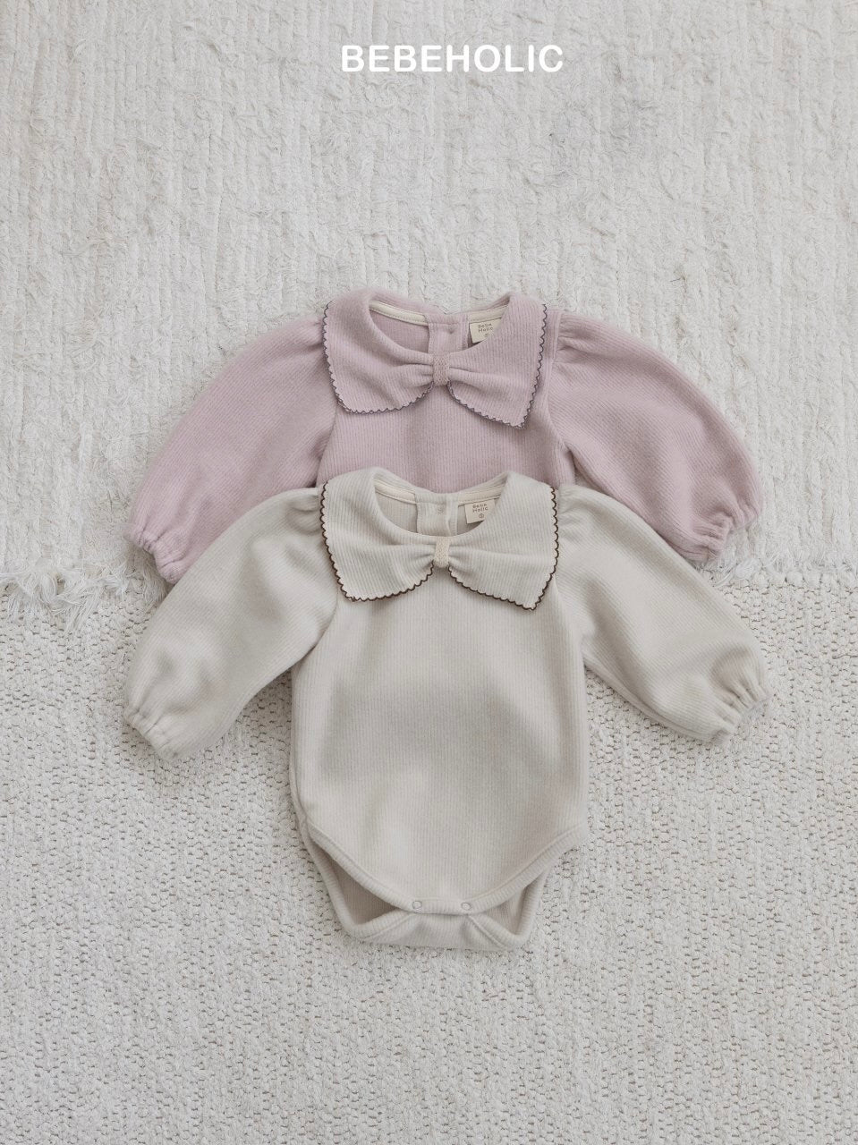 Pauline picot lace rompers