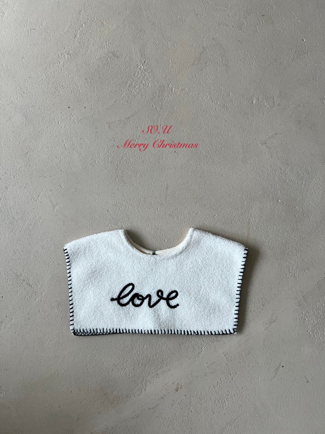 Christmas embroidered cape