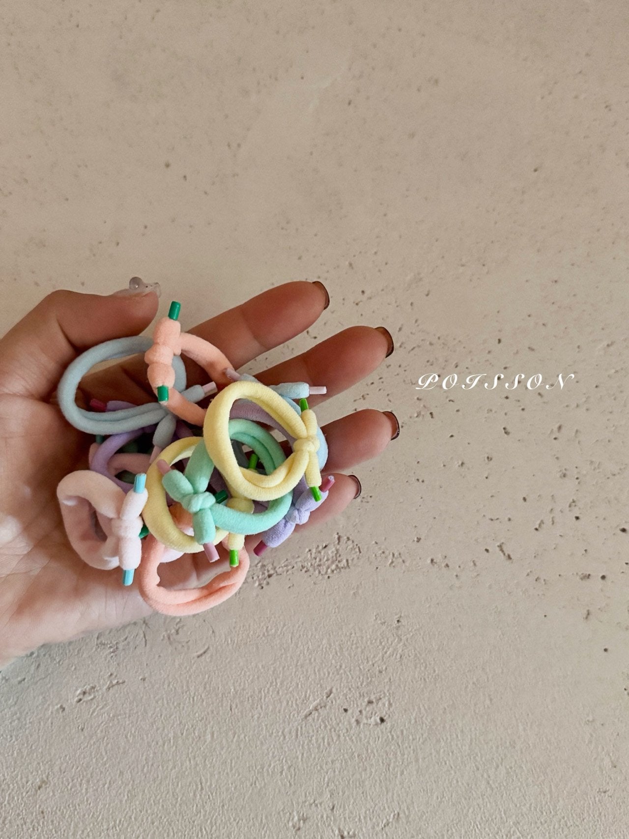 Jelly color hair tie