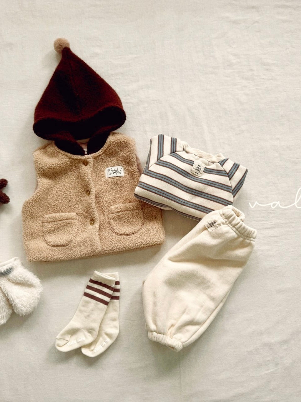 Basic line socks set (baby)