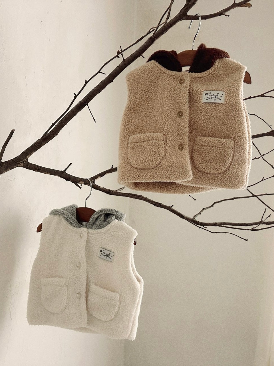 Drop fluffy vest (baby)